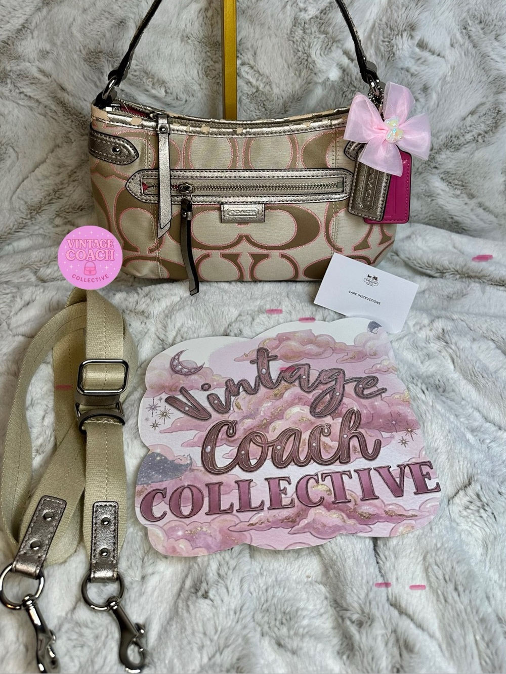 Coach poppy shoulder bag